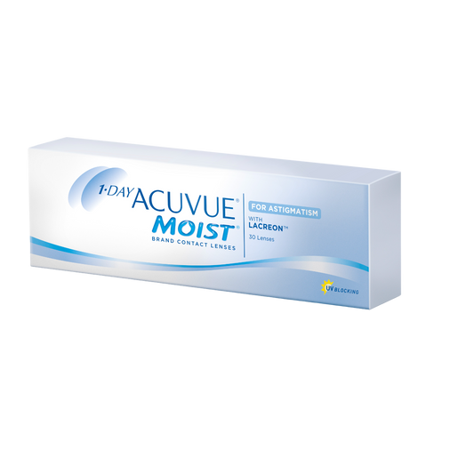 ACUVUE 1 DAY MOIST DIARIA PARA ASTIGMATISMO PACK DE 30