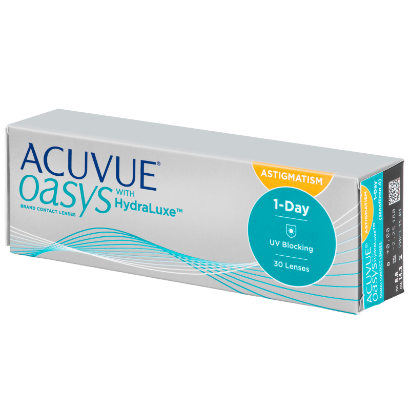 ACUVUE OASYS 1 DAY DIARIA PARA ASTIGMATISMO PACK DE 30