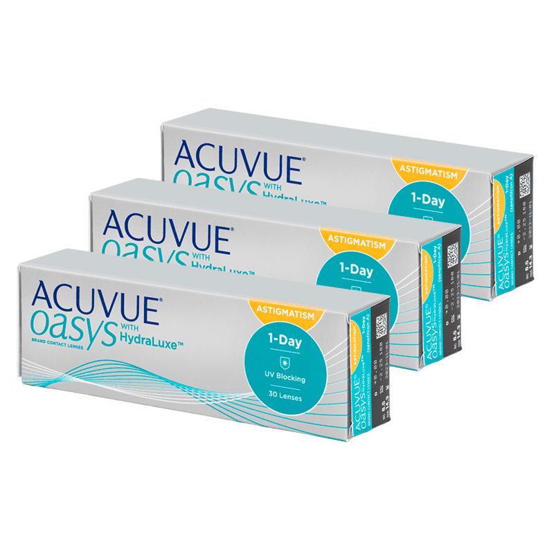 ACUVUE OASYS 1 DAY DIARIA PARA ASTIGMATISMO PACK DE 90