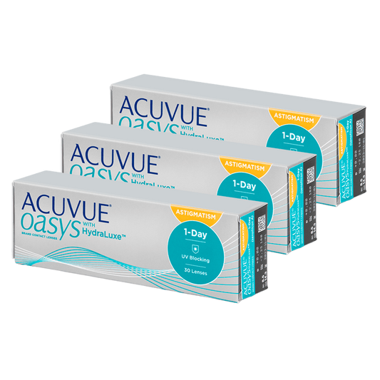 ACUVUE OASYS 1 DAY DIARIA PARA ASTIGMATISMO PACK DE 90