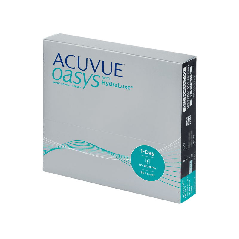 ACUVUE OASYS 1 DAY DIARIA CON TECNOLOGÍA HYDRALUXE PACK DE 90