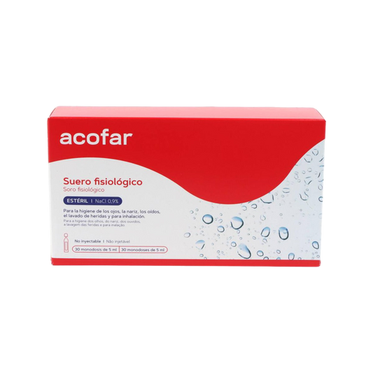 Acofar Suero Fisiológico Monodosis 30uds