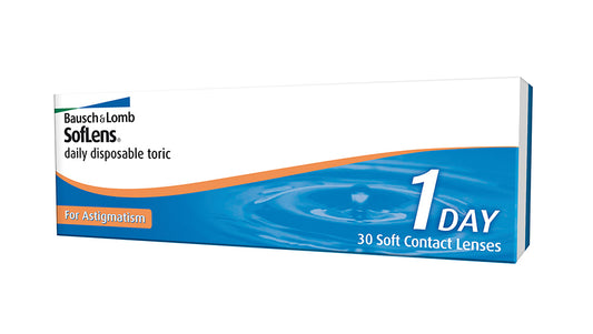 BAUSCH&LOMB SOFLENS DAILY DISPOSABLE PARA ASTIGMATISMO PACK DE 30