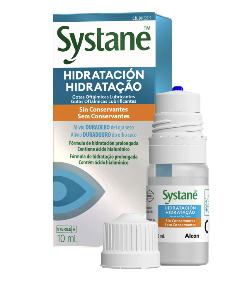 Systane Hidratación sin Conservantes Gotas Oftálmicas 10 ml