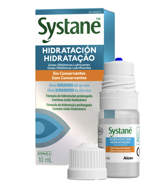 Systane Hidratación sin Conservantes Gotas Oftálmicas 10 ml