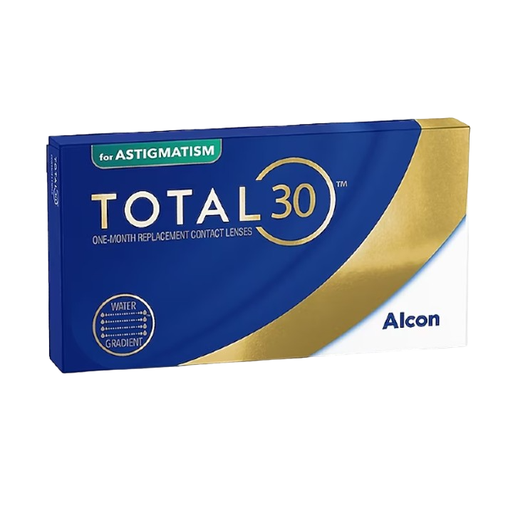 ALCON TOTAL 30 PARA ASTIGMATISMO PACK DE 3