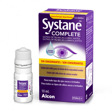 Systane Complete sin Conservantes Gotas Oftálmicas 10 ml